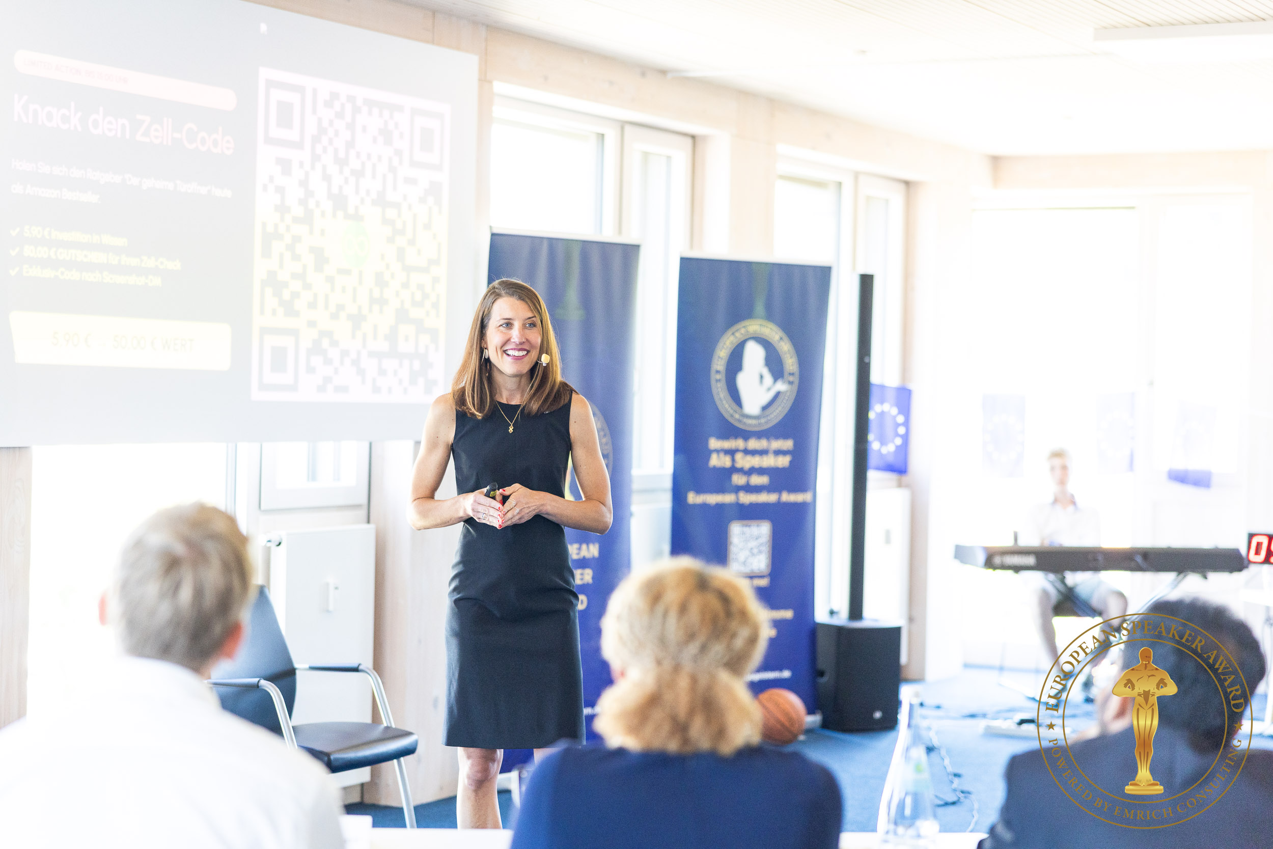 Martina Lau beim European Speaker Award – mit Publikum